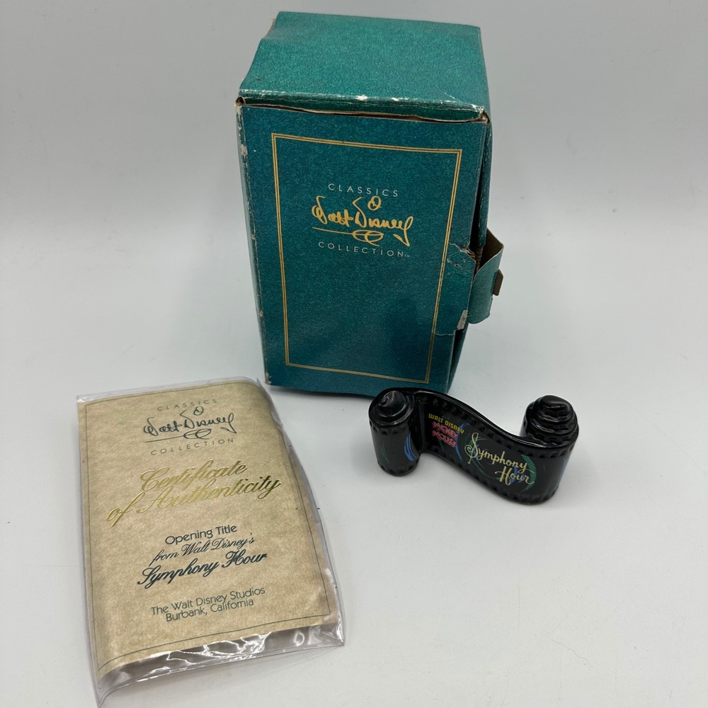 WDCC Walt Disney Classics Symphony Hour Opening Title Mickey Mouse Figurine COA